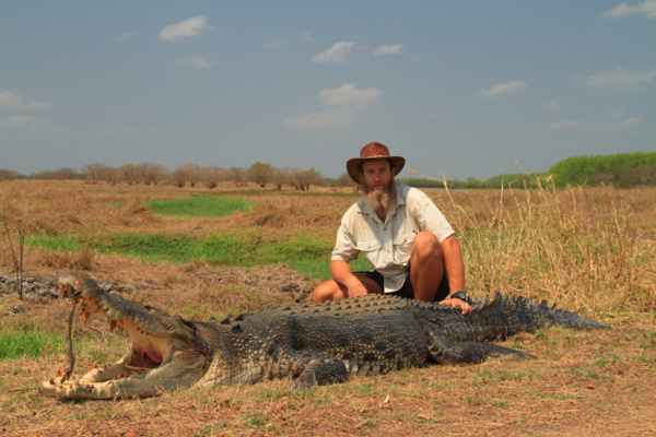 Ausztrália - bordás krokodil