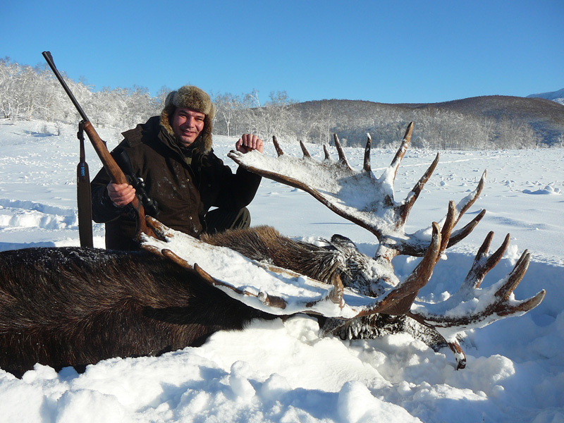 Kamcsatka Jávorszarvas vadászat