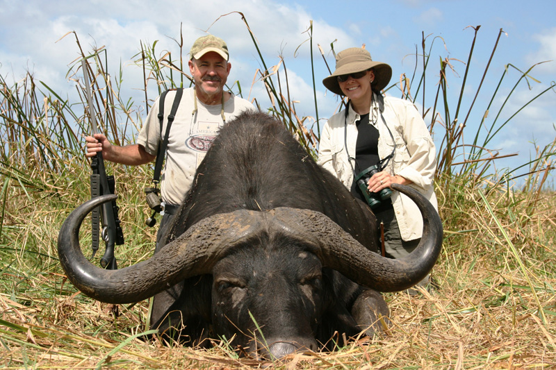 Mozambik kafferbivaly vadászat