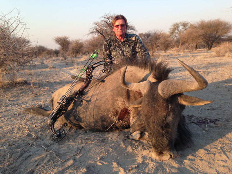 Namíbia vadászat íjjal
