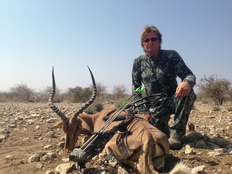 Namíbia vadászat íjjal