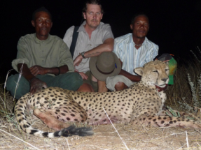 Namíbia oroszlán, leopárd, gepárd vadászat
