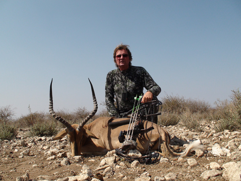 Namíbia vadászat íjjal