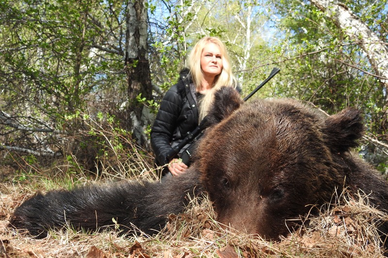 Oroszország, barnamedve, Burjátföld