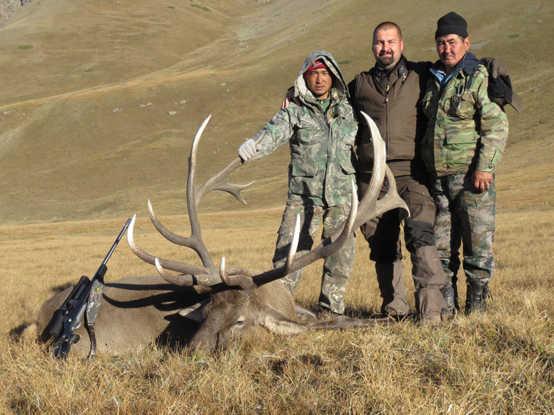 Kazahsztán, maral vadászat